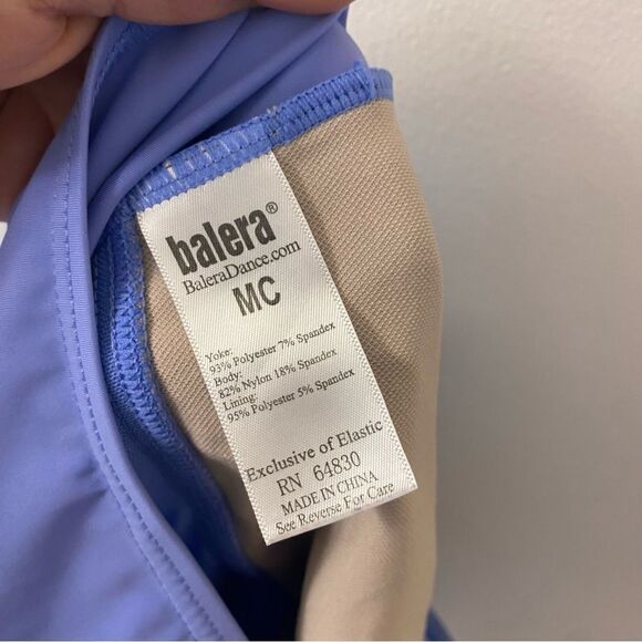 WEISSMAN Balera Dance blue Strappy Waist Leotard
14592 MC-Medium child - Picture 9 of 12